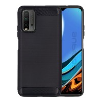 Θήκη Σιλικόνης Sonique Carbon Brushed Xiaomi Redmi 9T Μαύρο