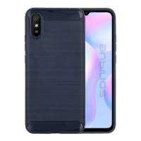 Θήκη Σιλικόνης Sonique Carbon Brushed Xiaomi Redmi 9A / Redmi 9AT Μπλέ