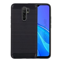 Θήκη Σιλικόνης Sonique Carbon Brushed Xiaomi Redmi 9 Μαύρο