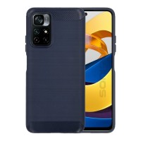 Θήκη Σιλικόνης Sonique Carbon Brushed Xiaomi Poco M4 Pro 5G / Redmi Note 11s 5g Μπλέ