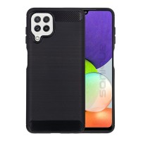 Θήκη Σιλικόνης Sonique Carbon Brushed Samsung Galaxy A22 4G / Galaxy M32 4G / Galaxy M22 4G Μαύρο