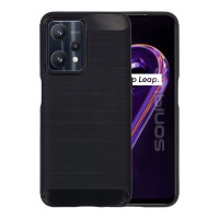 Θήκη Σιλικόνης Sonique Carbon Brushed Realme 9 5G / Realme 9 Pro 5G Μαύρο