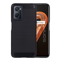 Θήκη Σιλικόνης Sonique Carbon Brushed Realme 9i Μαύρο