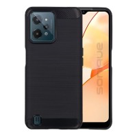 Θήκη Σιλικόνης Sonique Carbon Brushed Realme C31 Μαύρο
