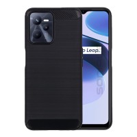 Θήκη Σιλικόνης Sonique Carbon Brushed Realme C35 Μαύρο