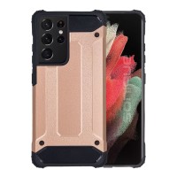 Θήκη Heavy Armor Sonique Samsung Galaxy S21 Ultra Ροζ Χρυσό