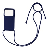 Θήκη Σιλικόνης με Κορδόνι CarryHang Sonique Xiaomi Poco X4 Pro 5G Μπλε Σκούρο