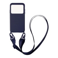 Θήκη Σιλικόνης με Strap CarryHang Sonique Xiaomi Poco X4 Pro 5G Μπλε Σκούρο