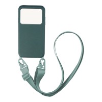 Θήκη Σιλικόνης με Strap CarryHang Sonique Xiaomi Poco X4 Pro 5G Πράσινο Σκούρο