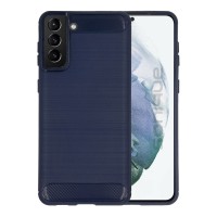 Θήκη Σιλικόνης Sonique Carbon Brushed Samsung Galaxy S21 Plus Μπλέ