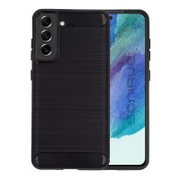 Θήκη Σιλικόνης Sonique Carbon Brushed Samsung Galaxy S22 Plus Μαύρο
