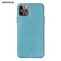 Θήκη Σιλικόνης Sonique Shiny Apple iPhone 11 Pro Γαλάζιο