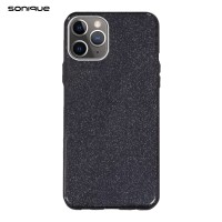 Θήκη Σιλικόνης Sonique Shiny Apple iPhone 11 Pro Μαύρο