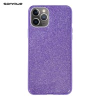 Θήκη Σιλικόνης Sonique Shiny Apple iPhone 11 Pro Μωβ