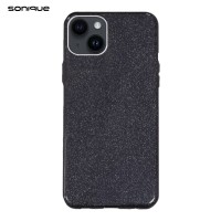 Θήκη Σιλικόνης Sonique Shiny Apple iPhone 14 Plus Μαύρο