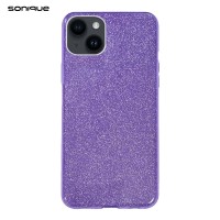 Θήκη Σιλικόνης Sonique Shiny Apple iPhone 14 Plus Μωβ