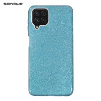 Θήκη Σιλικόνης Sonique Shiny Samsung Galaxy A22 4G / Galaxy M32 4G / Galaxy M22 4G Γαλάζιο