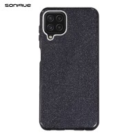 Θήκη Σιλικόνης Sonique Shiny Samsung Galaxy A22 4G / Galaxy M32 4G / Galaxy M22 4G Μαύρο