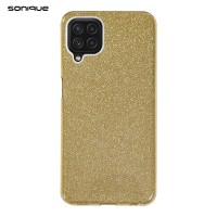 Θήκη Σιλικόνης Sonique Shiny Samsung Galaxy A22 4G / Galaxy M32 4G / Galaxy M22 4G Χρυσό