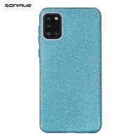 Θήκη Σιλικόνης Sonique Shiny Samsung Galaxy A31 Γαλάζιο