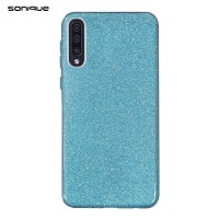 Θήκη Σιλικόνης Sonique Shiny Samsung Galaxy A70/A70s Γαλάζιο