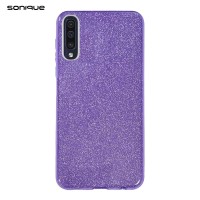 Θήκη Σιλικόνης Sonique Shiny Samsung Galaxy A70/A70s Μωβ