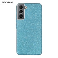Θήκη Σιλικόνης Sonique Shiny Samsung Galaxy S22 Γαλάζιο