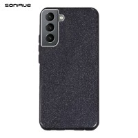 Θήκη Σιλικόνης Sonique Shiny Samsung Galaxy S22 Plus Μαύρο