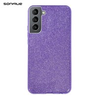 Θήκη Σιλικόνης Sonique Shiny Samsung Galaxy S22 Plus Μωβ