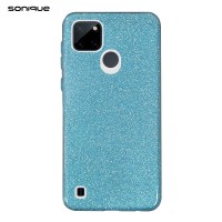 Θήκη Σιλικόνης Sonique Shiny Realme C21Y / Realme C25Y Γαλάζιο