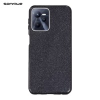 Θήκη Σιλικόνης Sonique Shiny Realme C35 Μαύρο