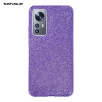 Θήκη Σιλικόνης Sonique Shiny Xiaomi Xiaomi 12 / Xiaomi 12X 5G Μωβ