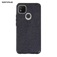 Θήκη Σιλικόνης Sonique Shiny Xiaomi Redmi 9C Μαύρο