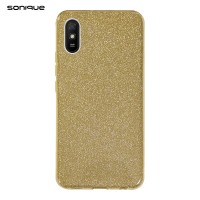 Θήκη Σιλικόνης Sonique Shiny Xiaomi Redmi 9A / Redmi 9AT Χρυσό