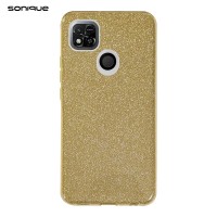 Θήκη Σιλικόνης Sonique Shiny Xiaomi Redmi 10A Χρυσό