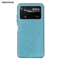 Θήκη Σιλικόνης Sonique Shiny Xiaomi Poco X4 Pro 5G Γαλάζιο