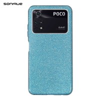 Θήκη Σιλικόνης Sonique Shiny Xiaomi Poco M4 Pro 4G Γαλάζιο