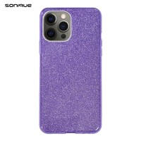 Θήκη Σιλικόνης Sonique Shiny Apple iPhone 12 Pro Max Μωβ