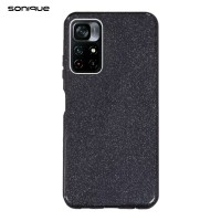 Θήκη Σιλικόνης Sonique Shiny Xiaomi Poco M4 Pro 5G / Redmi Note 11s 5g Μαύρο