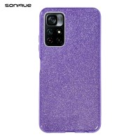 Θήκη Σιλικόνης Sonique Shiny Xiaomi Poco M4 Pro 5G / Redmi Note 11s 5g Μωβ