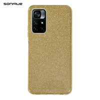 Θήκη Σιλικόνης Sonique Shiny Xiaomi Poco M4 Pro 5G / Redmi Note 11s 5g Χρυσό