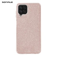 Θήκη Σιλικόνης Sonique Shiny Samsung Galaxy A22 4G / Galaxy M32 4G / Galaxy M22 4G Ροζ