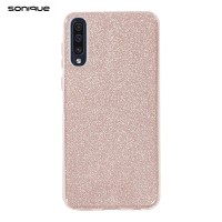 Θήκη Σιλικόνης Sonique Shiny Samsung Galaxy A70/A70s Ροζ