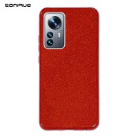 Θήκη Σιλικόνης Sonique Shiny Xiaomi Xiaomi 12 Pro 5G Κόκκινο