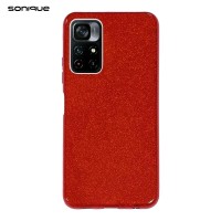 Θήκη Σιλικόνης Sonique Shiny Xiaomi Poco M4 Pro 5G / Redmi Note 11s 5g Κόκκινο