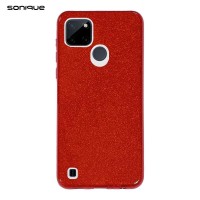 Θήκη Σιλικόνης Sonique Shiny Realme C21Y / Realme C25Y Κόκκινο