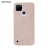 Θήκη Σιλικόνης Sonique Shiny Realme C21Y / Realme C25Y Ροζ