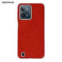 Θήκη Σιλικόνης Sonique Shiny Realme C31 Κόκκινο