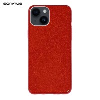 Θήκη Σιλικόνης Sonique Shiny Apple iPhone 13 Κόκκινο