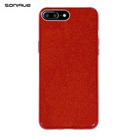 Θήκη Σιλικόνης Sonique Shiny Apple iPhone 7 Plus / iPhone 8 Plus Κόκκινο